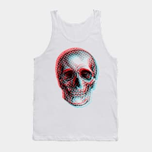 Skull glitch Tank Top